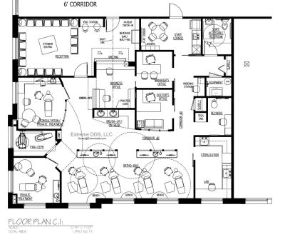 Dental Office Floor Plans, Orthodontic and Pediatric