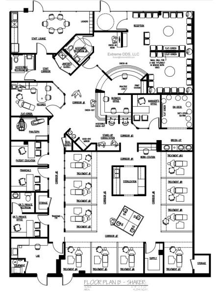 Dental Office Floor Plans Orthodontic And Pediatric