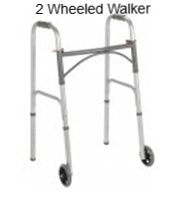 2 wheeled walker
