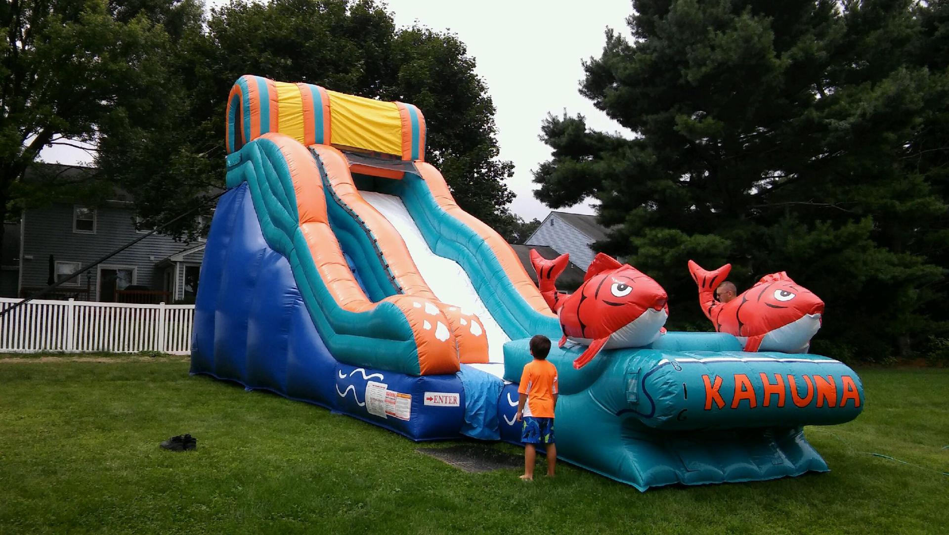 inflatable water slides to rent