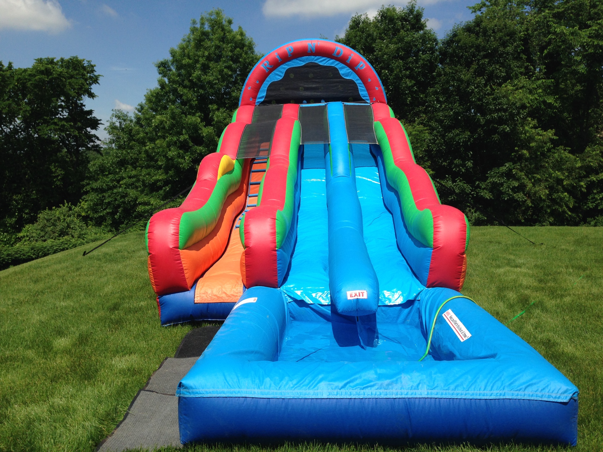 large water slide rental