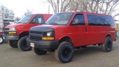 lifted express van