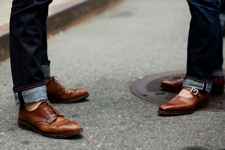 allen edmonds with jeans