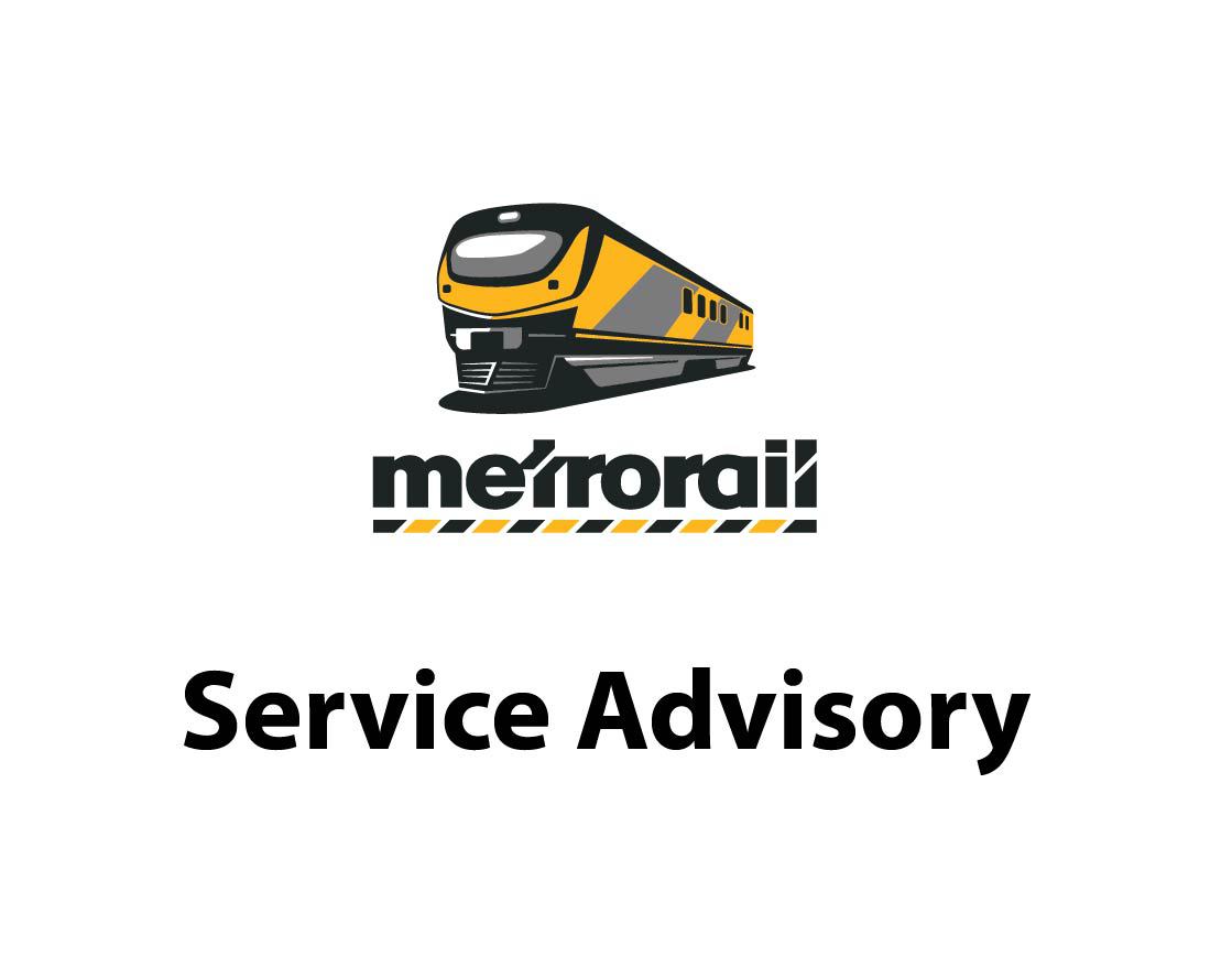 Train service update for the Strand Line Service Advisory 01