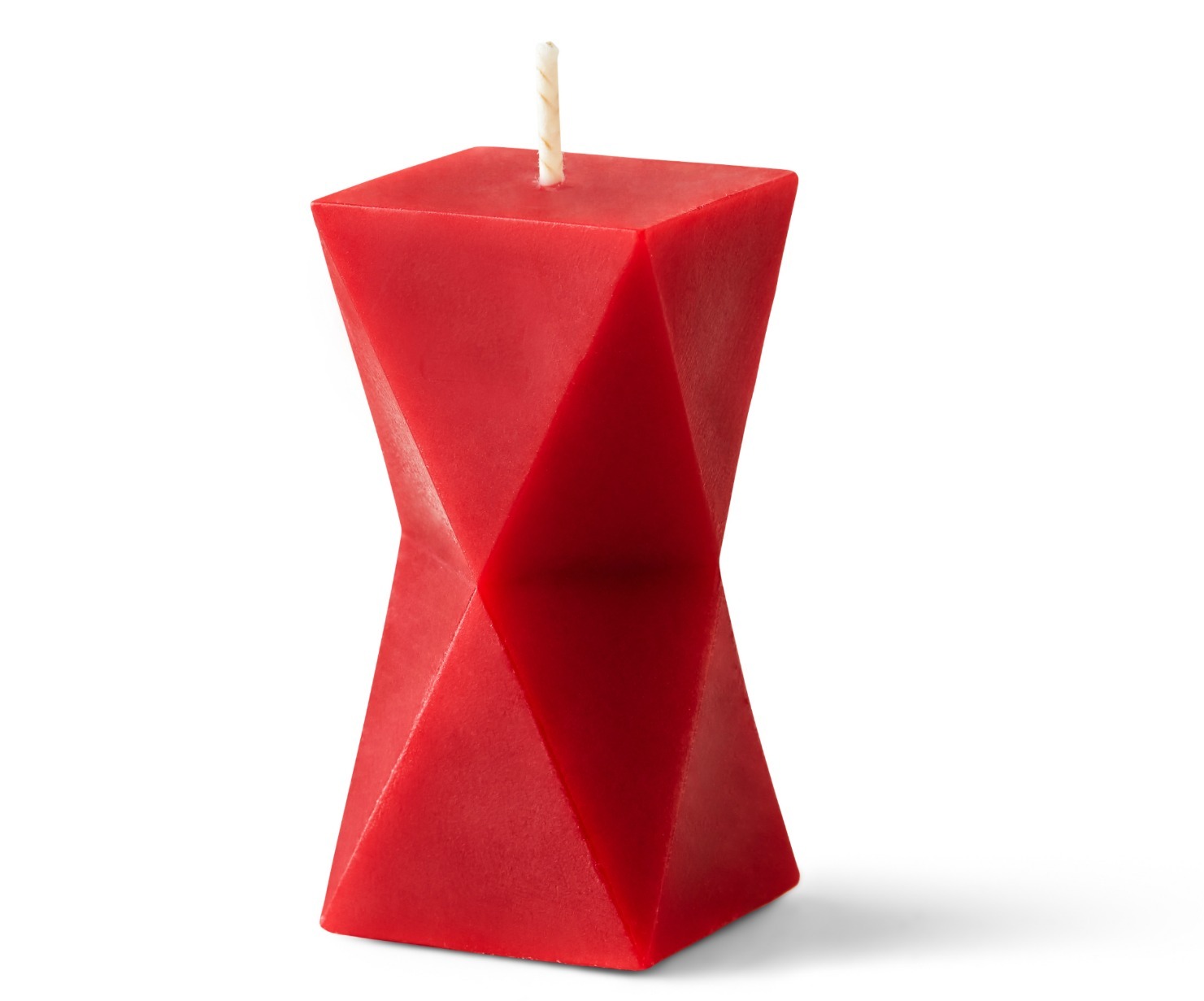 Embla-Diamond-Candle-Red