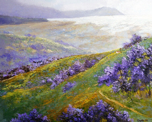 Upcountry Jacaranda Trees Maui Ed Furuike