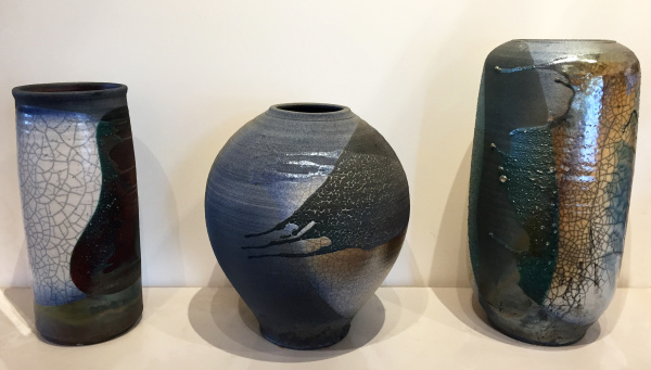 Raku Vases Jeff Chang