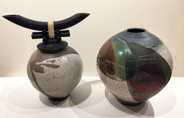 Raku Warrior Pots Jeff Chang