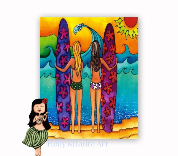 Surf Girls Holly K giclee