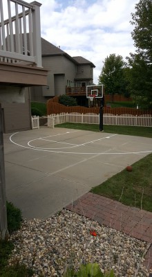 Basketball  Court Painting