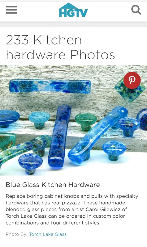 Custom Made Glass Knobs Handles Drawer Pulls Unlike Any Other