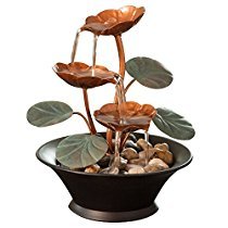 Indoor Water Lily Water Fountain-Small Size -Tabletop =$34.99