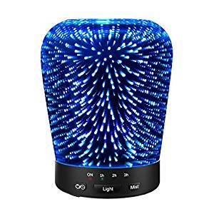 Aromatherapy Oil Diffuser, SZTROKIA  Cool Mist  24 Color Changing Starburst LED lights   - $40.99