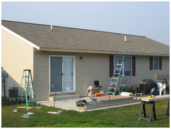 Back Porch Roof