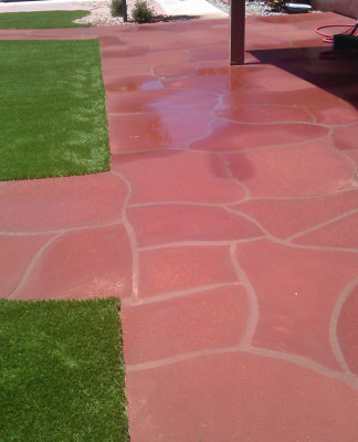 Walkways and Astro Turf