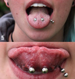 Swallowed tongue piercing on sale bar