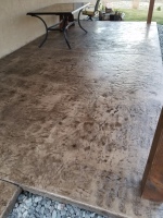 Stamped and Colored Concrete