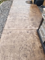 Stamped and Colored Concrete