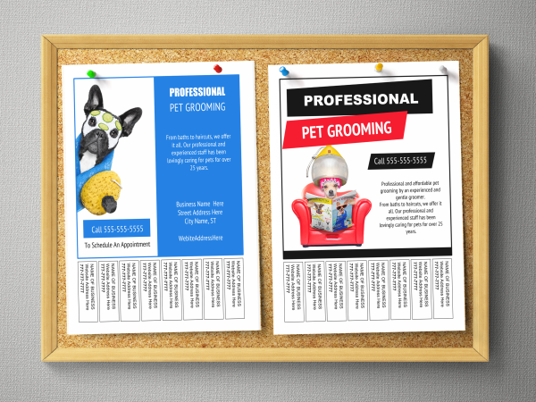 promotional flyers template_d600