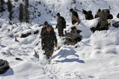 File photo shows Army personnel during a rescue operation.