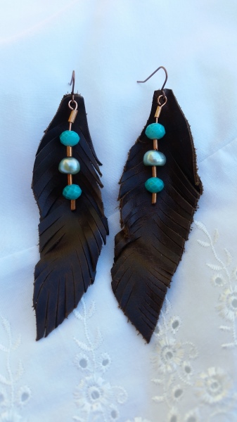 Leather Earrings