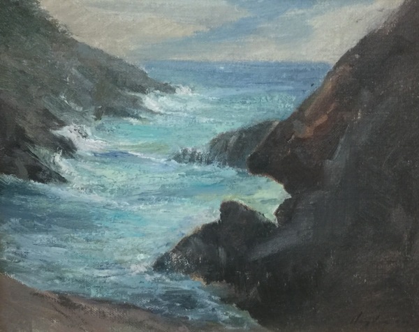 "Last Study, Christmas Cove" 11 x 14 