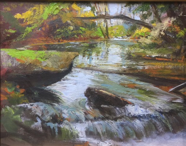 "Below the Spillway"11 x 14 .       