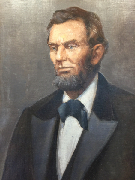 "Lincoln"  24 x 30   