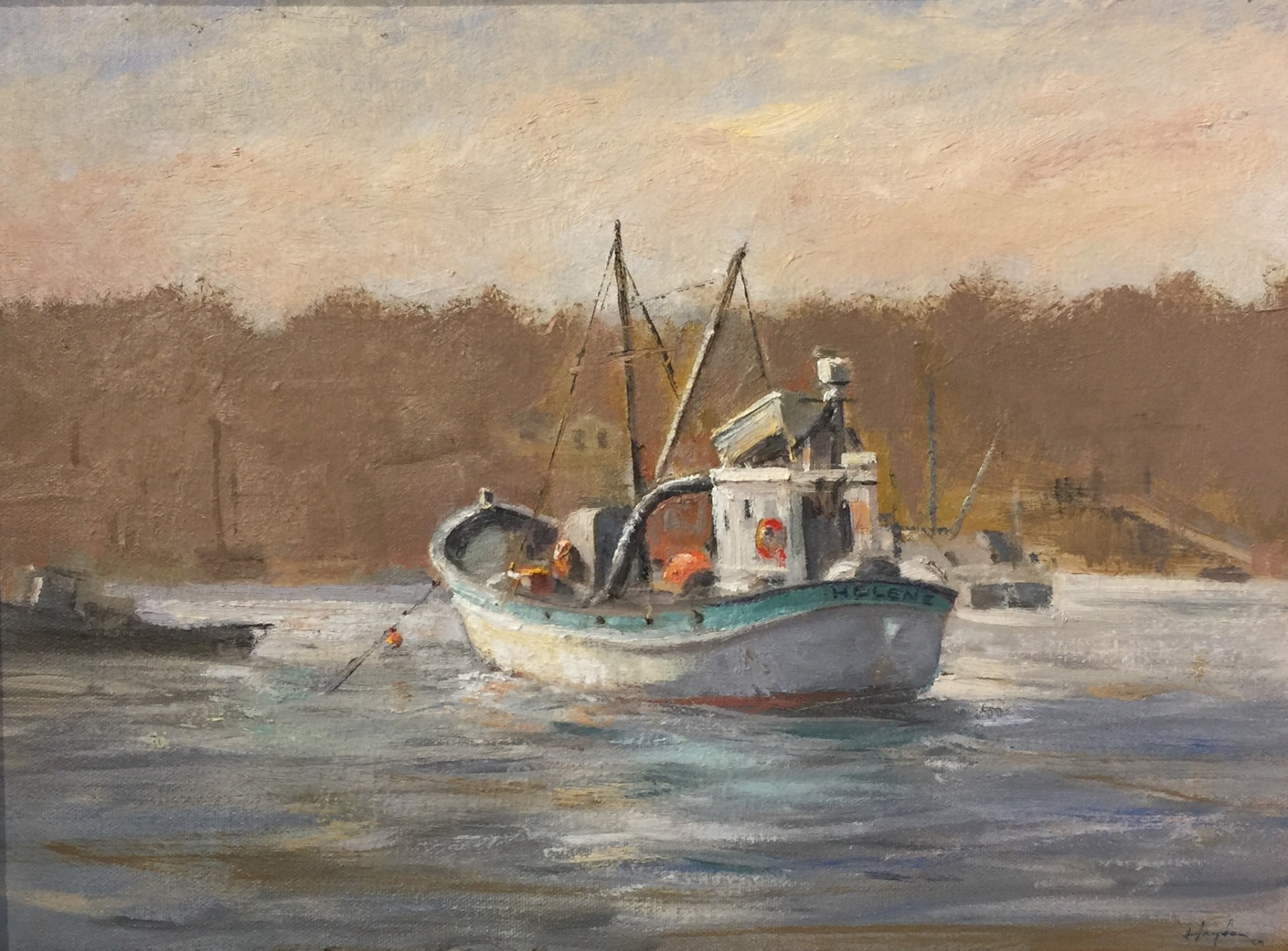 "Skiff- Eastport" 11 x 14 