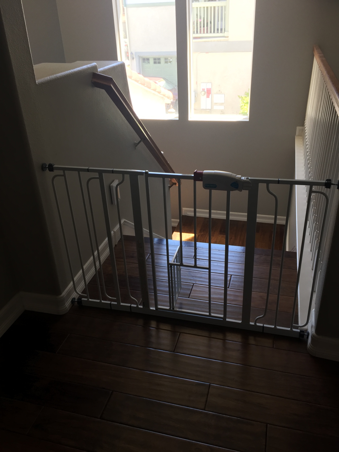 Carlson Extra Wide Walk through Gate with Pet Door