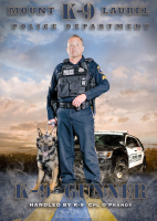 Mt.Laurel Police - Offc. O'Prandy & K9 Gunner 