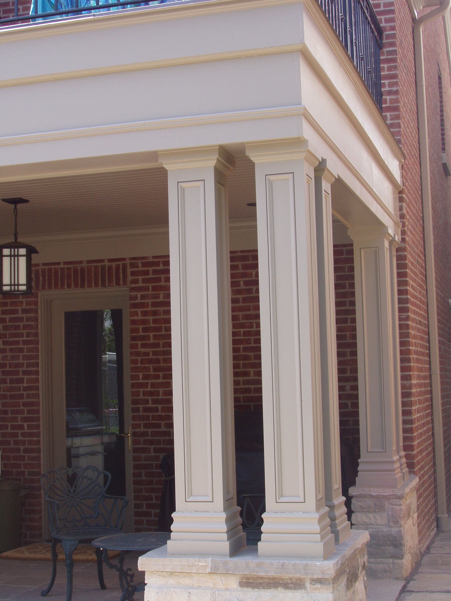 column, porch, exterior carpentry, exterior trim, royal exterior fine carpentry, toronto