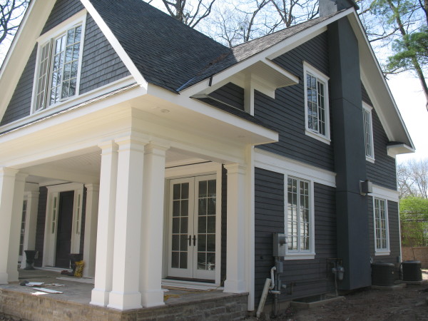 column, porch, exterior carpentry, exterior trim, royal exterior fine carpentry, toronto, PVC