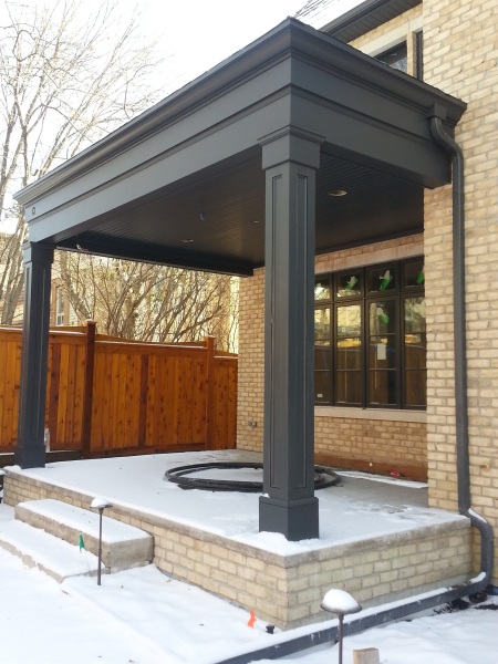 column, porch, exterior carpentry, exterior trim, royal exterior fine carpentry, toronto