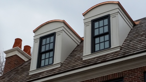 boxed out windows, bay window, dormers, window cladding, exterior trim, exterior carpentry, exterior wood work, toronto homes, window trim, roof dormers, 