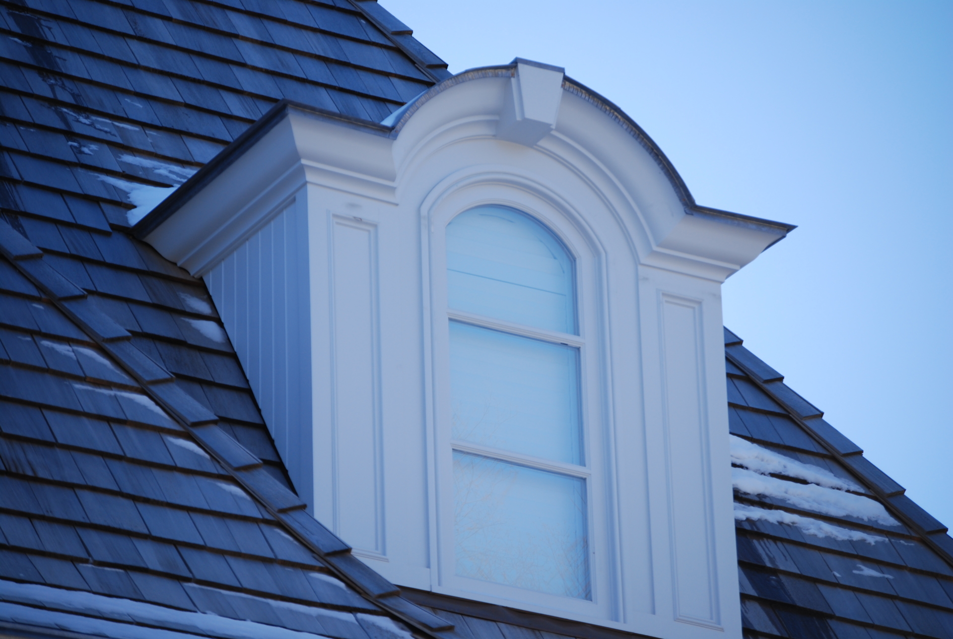 boxed out windows, bay window, dormers, window cladding, exterior trim, exterior carpentry, exterior wood work, toronto homes, window trim, roof dormers, cornice moulding