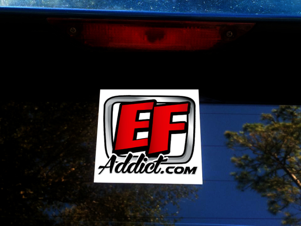 EF Addict Vinyl Decal Sticker