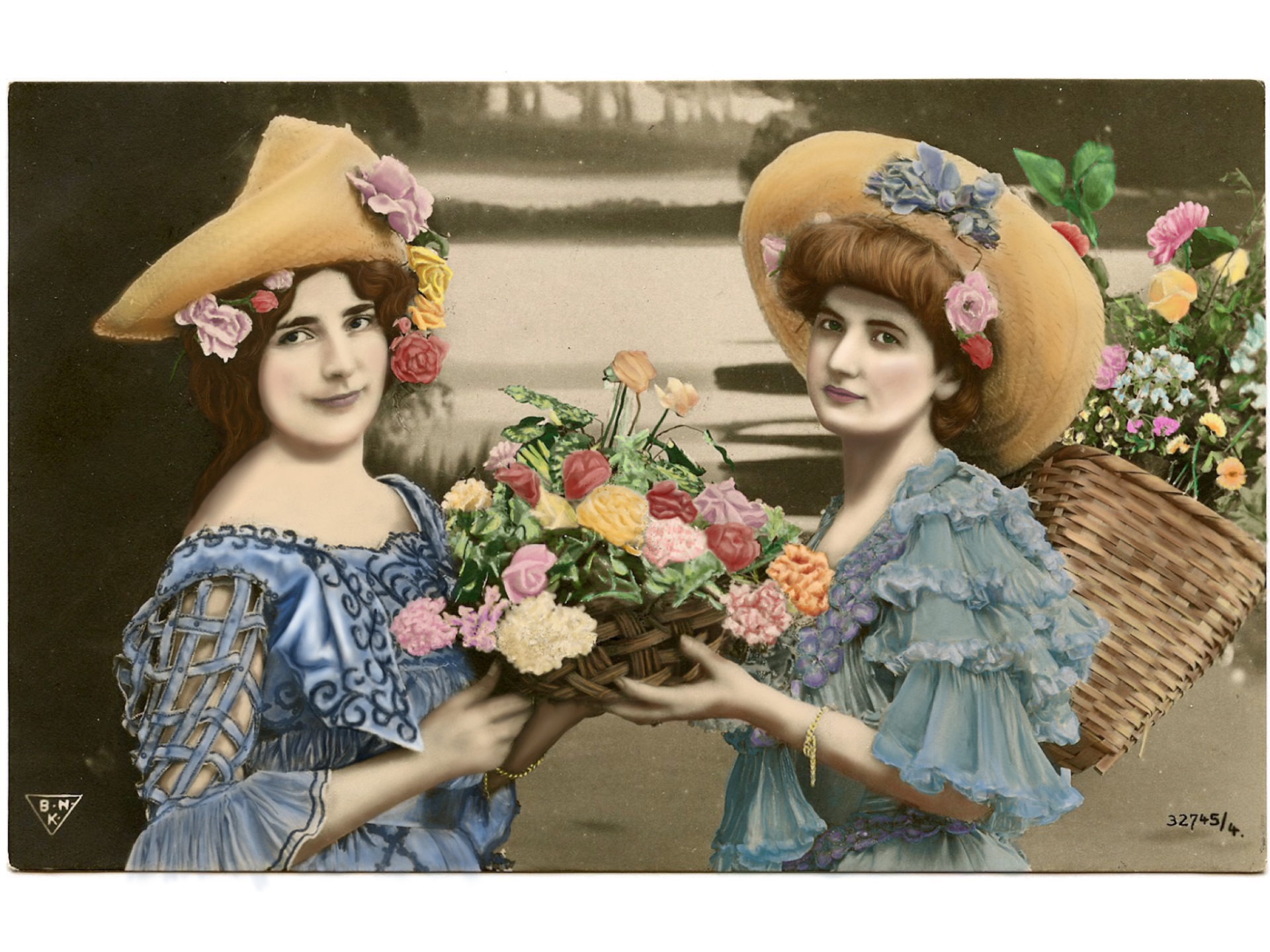 Girls With Flowers