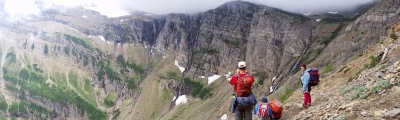 Miles of hiking in Glacier