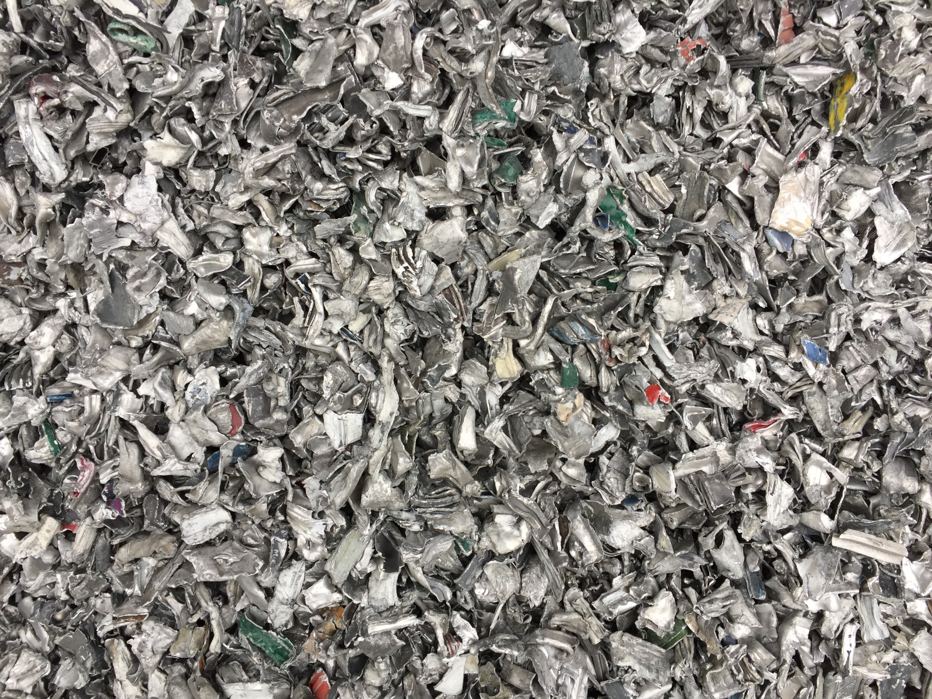 Aluminum after shredder