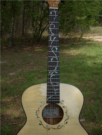 Abalone Custom Vine Inlay