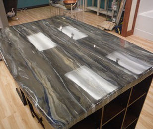 stone coat countertops over laminate