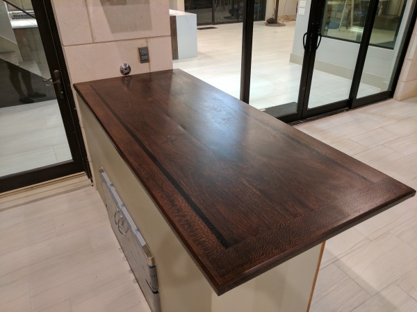 Exotic wood countertops