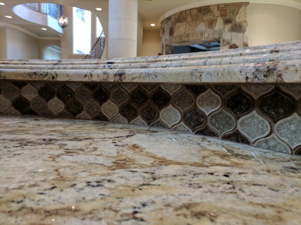 Granite and tile design