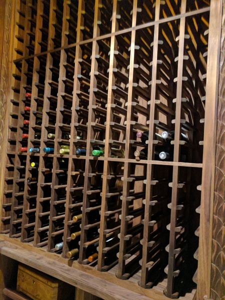 wine room after