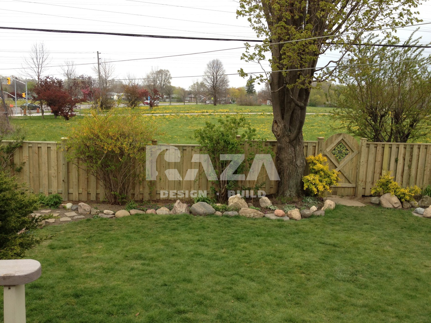 Great pressure treated fence