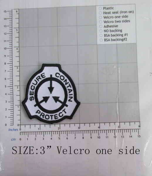 Black SCP Logo 3.5 Inch Patch – The SCP Store