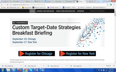 P&I's Custom Target-Date Strategies Breakfast Briefing - Chicago & NYC - 2015