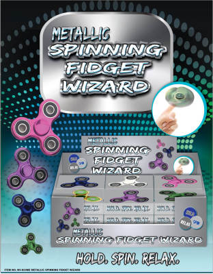 Zupa Metallic Spinning Fidget Wizard