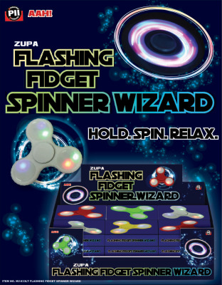 Zupa Flashing Fidget Spinner Wizard